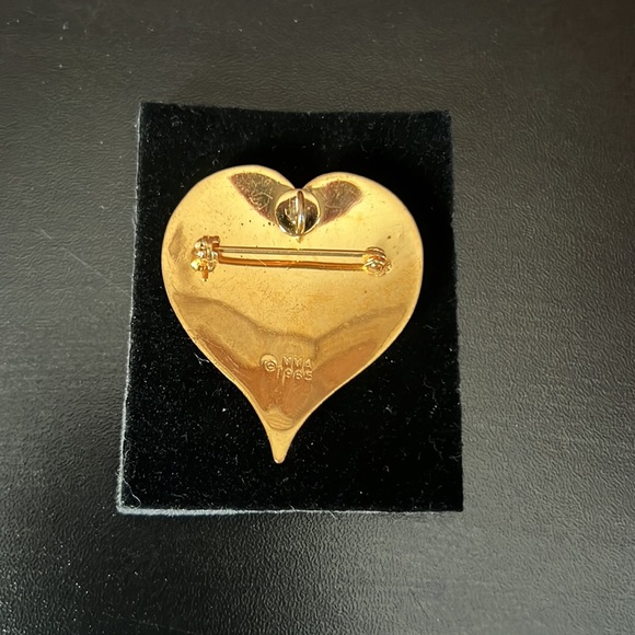 Big heart brooch - Picture 5 of 6